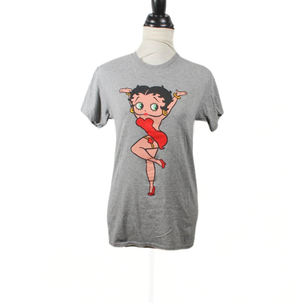 Betty Boop Graphic Tee – Unisex Size S, Delta ProWeight, Exc. Condition